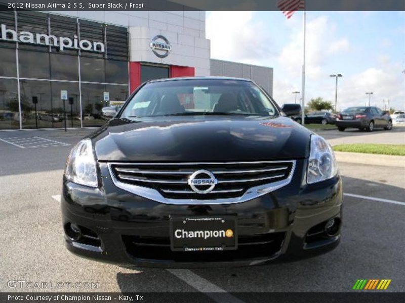 Super Black / Frost 2012 Nissan Altima 2.5 S
