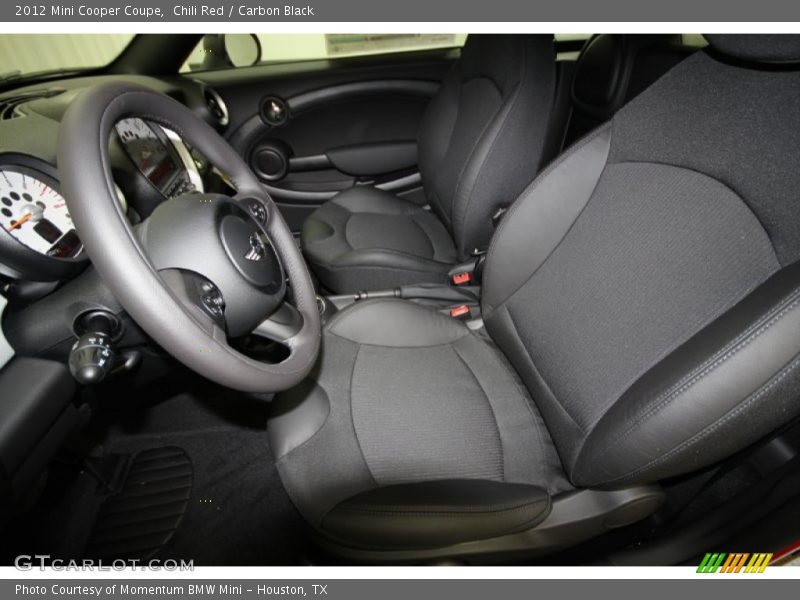 Chili Red / Carbon Black 2012 Mini Cooper Coupe