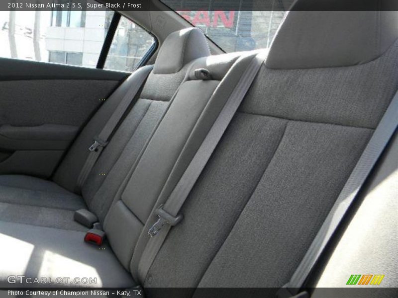Super Black / Frost 2012 Nissan Altima 2.5 S