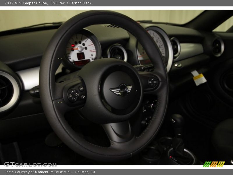 Chili Red / Carbon Black 2012 Mini Cooper Coupe