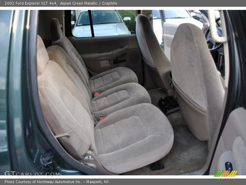 Aspen Green Metallic / Graphite 2002 Ford Explorer XLT 4x4