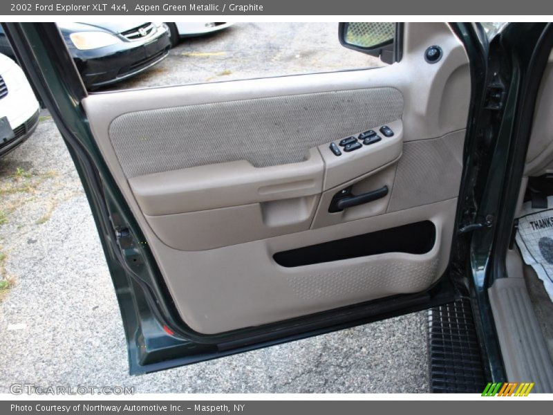 Aspen Green Metallic / Graphite 2002 Ford Explorer XLT 4x4