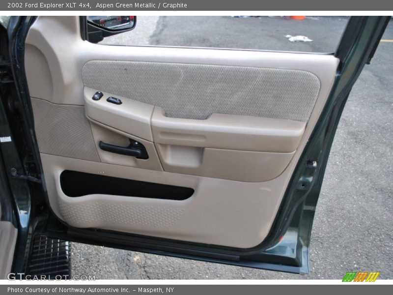 Aspen Green Metallic / Graphite 2002 Ford Explorer XLT 4x4