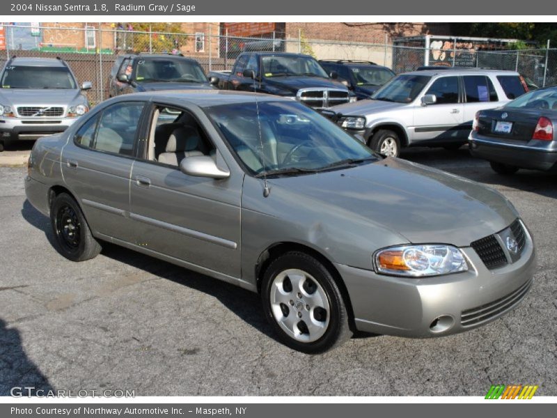 Radium Gray / Sage 2004 Nissan Sentra 1.8