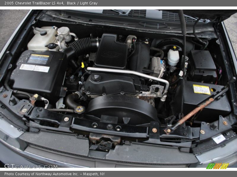Black / Light Gray 2005 Chevrolet TrailBlazer LS 4x4