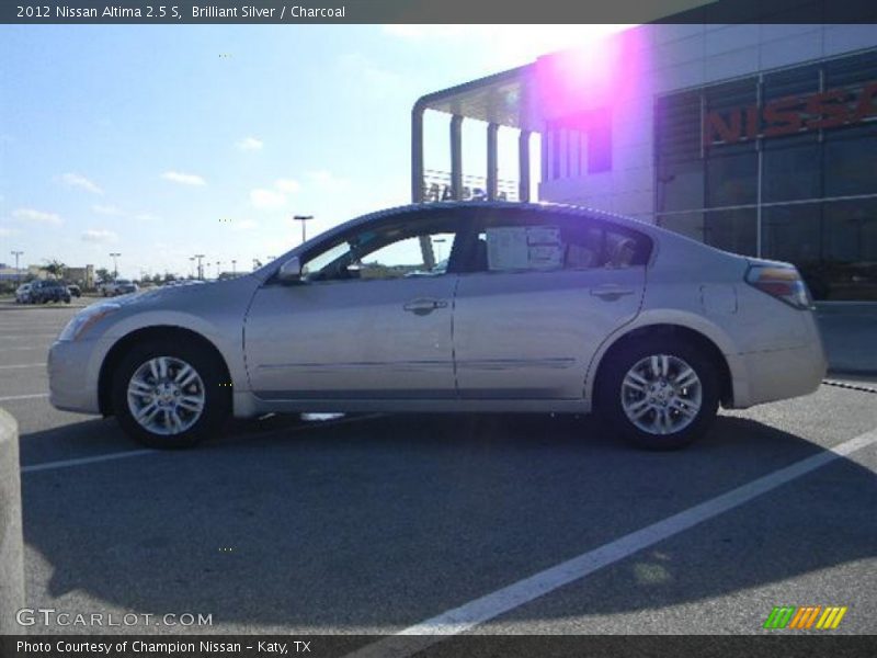 Brilliant Silver / Charcoal 2012 Nissan Altima 2.5 S