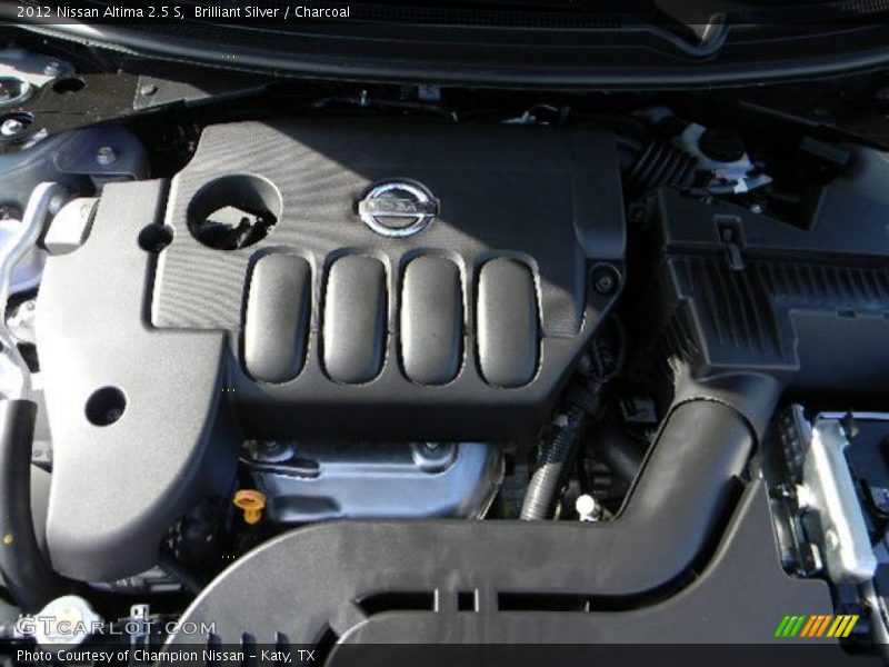 Brilliant Silver / Charcoal 2012 Nissan Altima 2.5 S