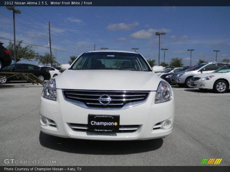 Winter Frost White / Frost 2012 Nissan Altima 2.5 S