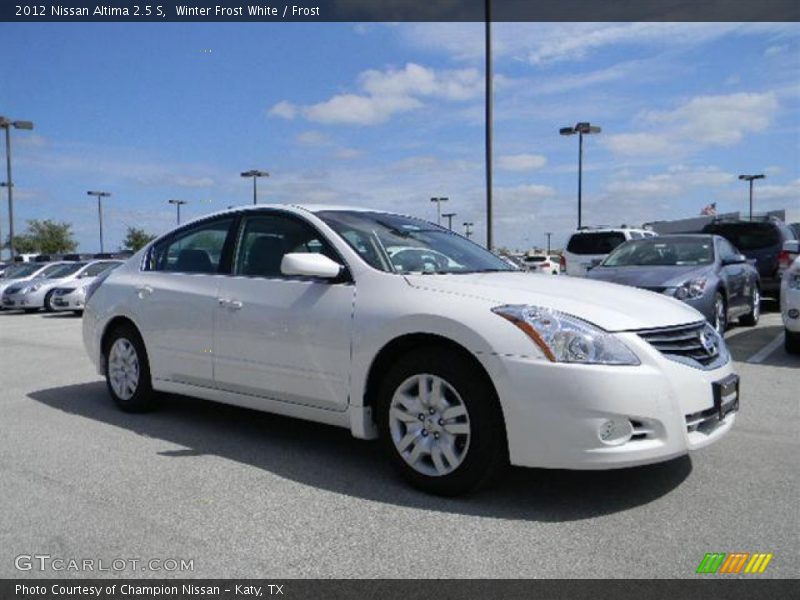 Winter Frost White / Frost 2012 Nissan Altima 2.5 S