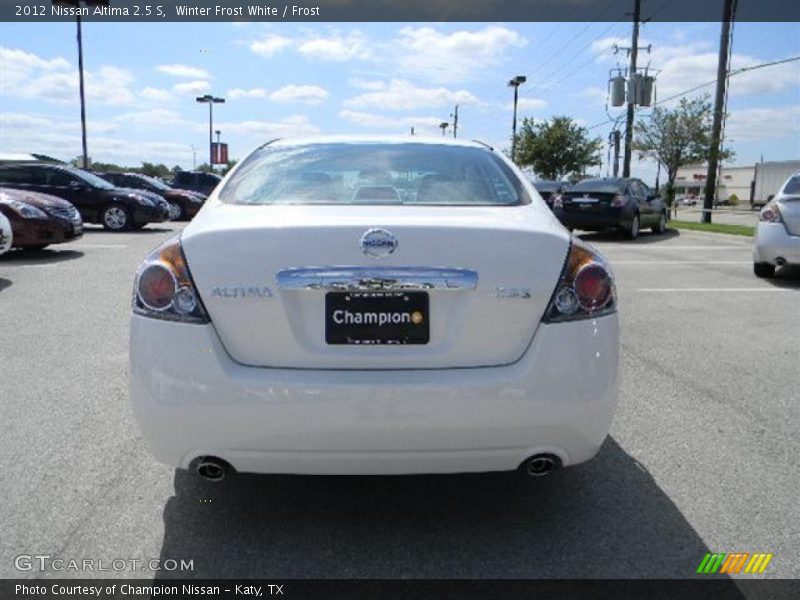 Winter Frost White / Frost 2012 Nissan Altima 2.5 S
