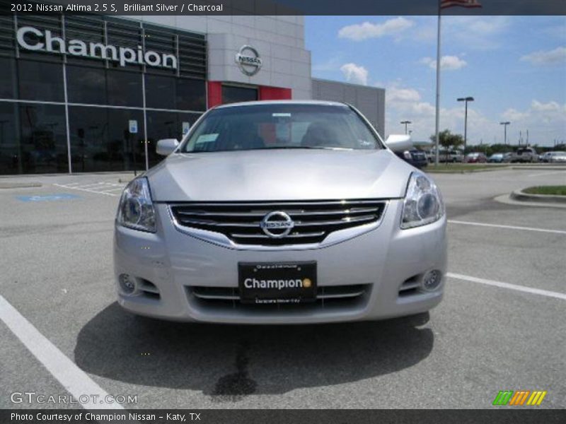Brilliant Silver / Charcoal 2012 Nissan Altima 2.5 S