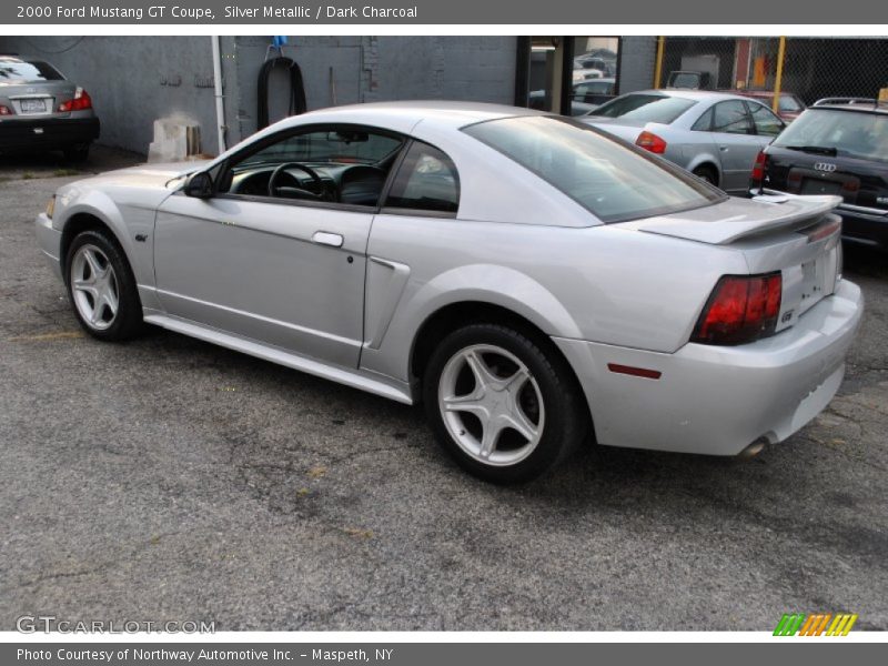 Silver Metallic / Dark Charcoal 2000 Ford Mustang GT Coupe