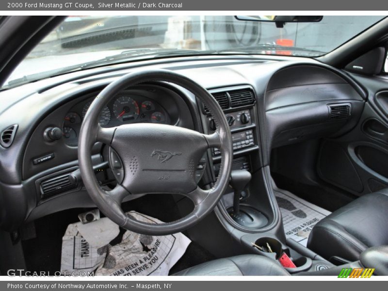 Silver Metallic / Dark Charcoal 2000 Ford Mustang GT Coupe