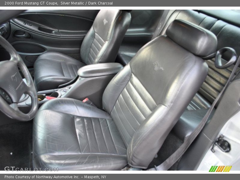 Silver Metallic / Dark Charcoal 2000 Ford Mustang GT Coupe