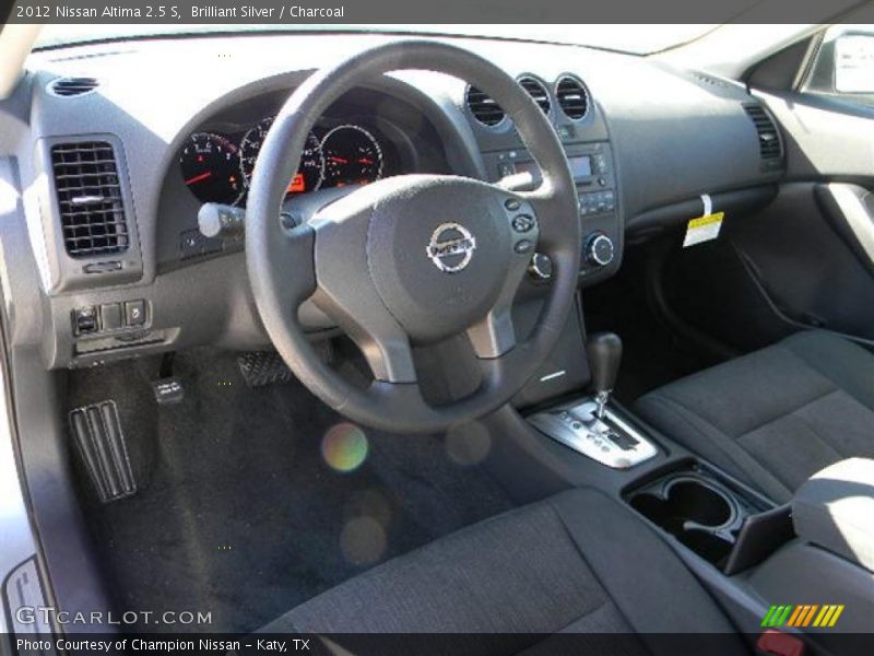 Brilliant Silver / Charcoal 2012 Nissan Altima 2.5 S