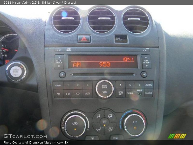 Brilliant Silver / Charcoal 2012 Nissan Altima 2.5 S
