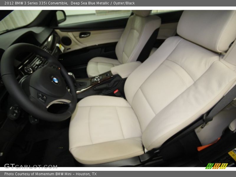 Deep Sea Blue Metallic / Oyster/Black 2012 BMW 3 Series 335i Convertible