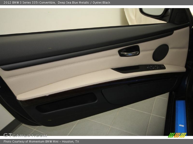 Deep Sea Blue Metallic / Oyster/Black 2012 BMW 3 Series 335i Convertible