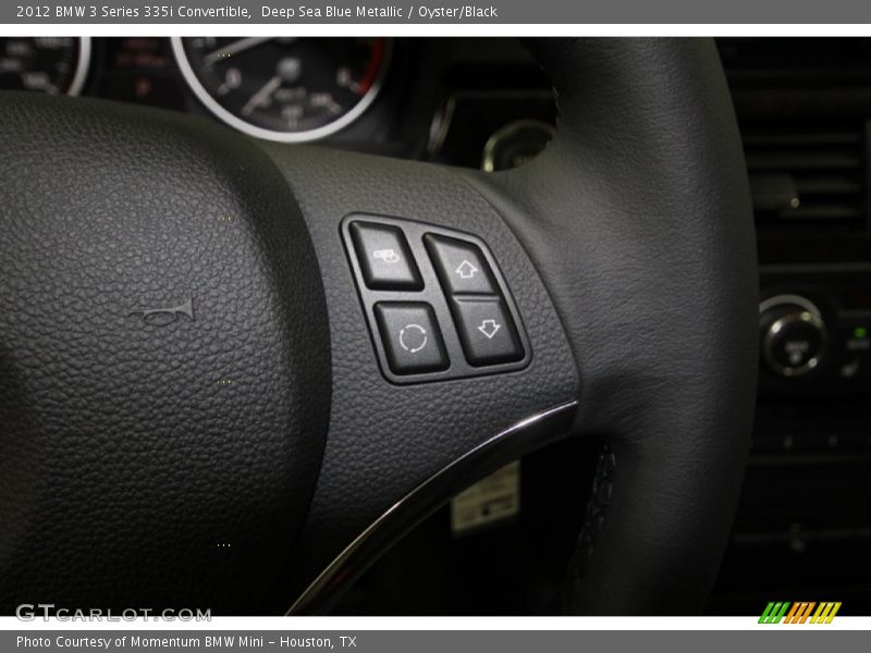 Deep Sea Blue Metallic / Oyster/Black 2012 BMW 3 Series 335i Convertible