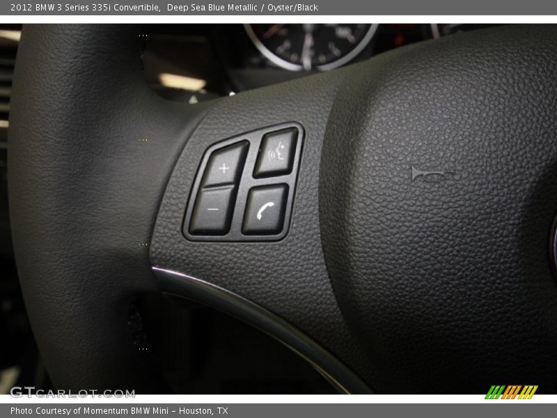 Deep Sea Blue Metallic / Oyster/Black 2012 BMW 3 Series 335i Convertible