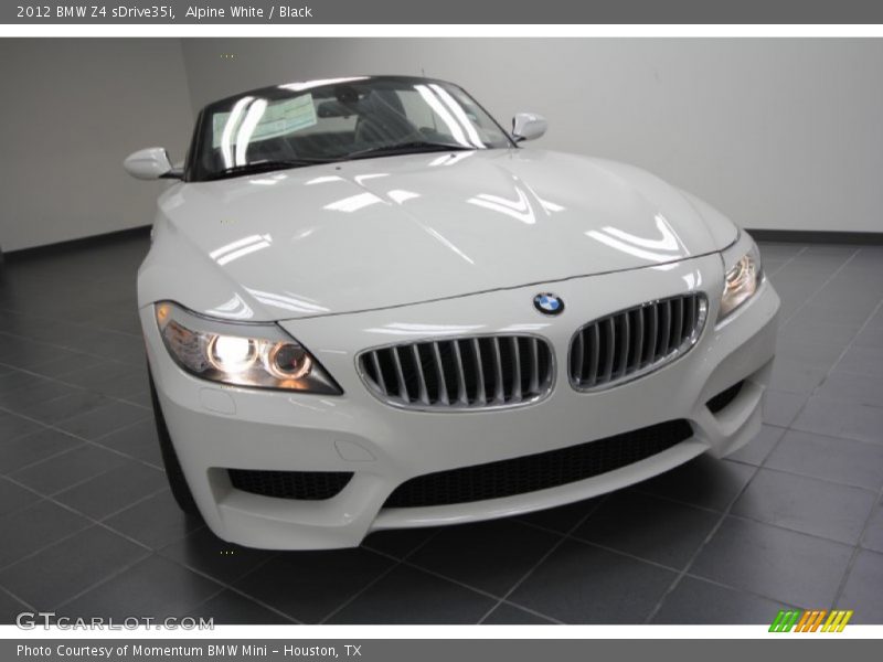 Alpine White / Black 2012 BMW Z4 sDrive35i