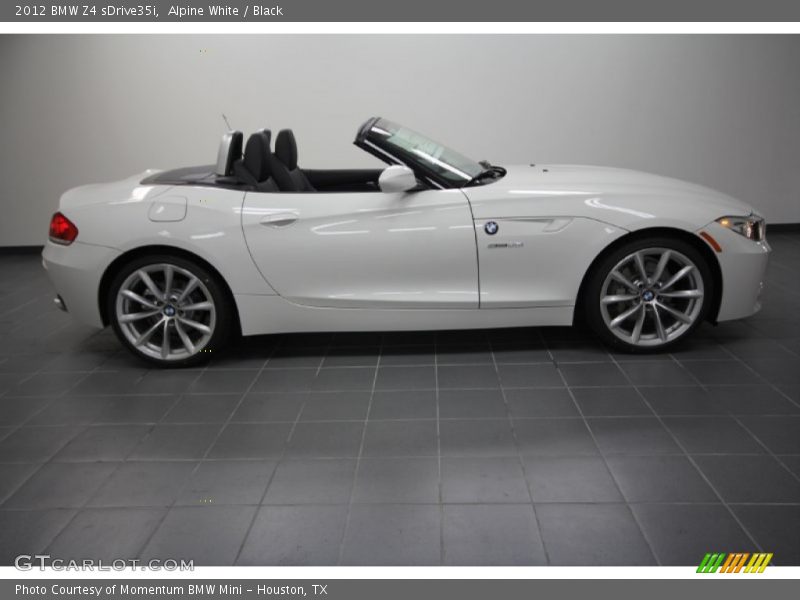 Alpine White / Black 2012 BMW Z4 sDrive35i