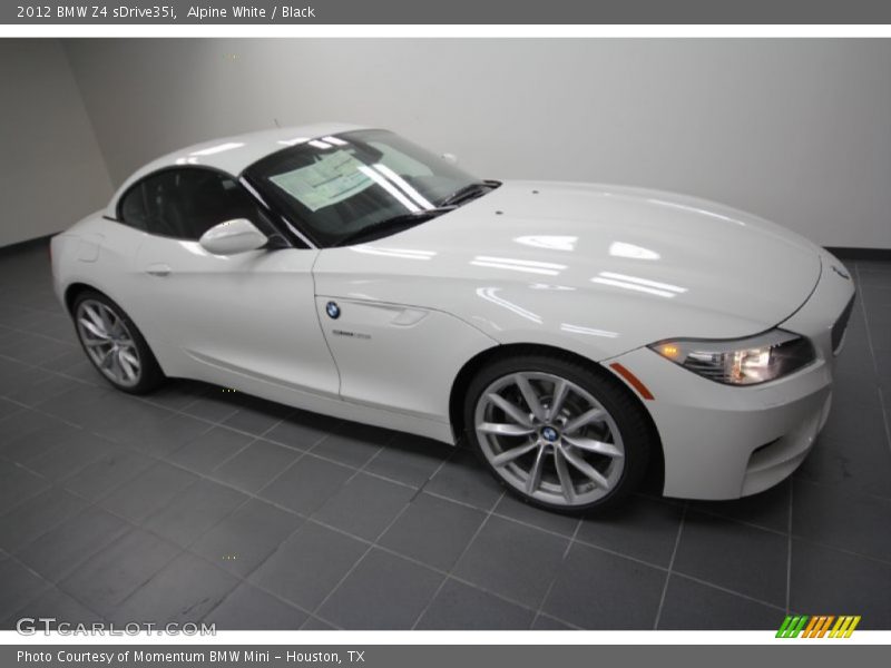 Alpine White / Black 2012 BMW Z4 sDrive35i