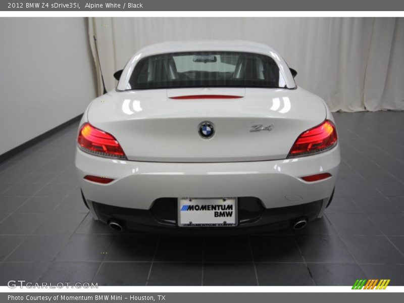 Alpine White / Black 2012 BMW Z4 sDrive35i