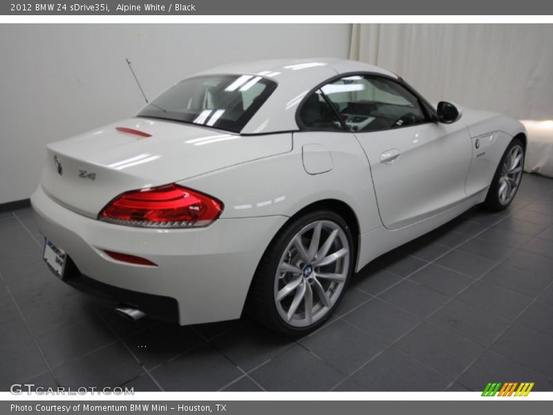 Alpine White / Black 2012 BMW Z4 sDrive35i