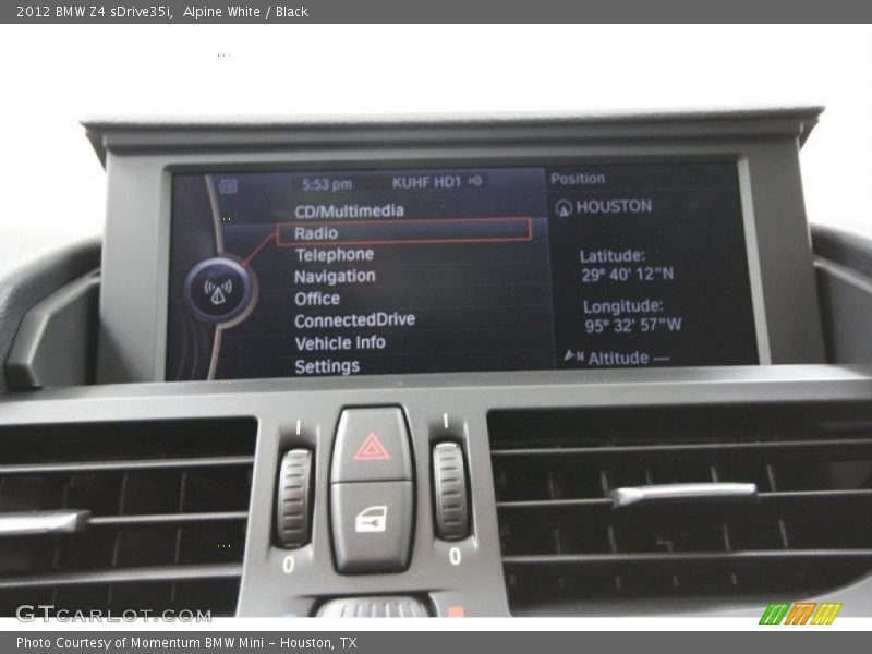 Alpine White / Black 2012 BMW Z4 sDrive35i
