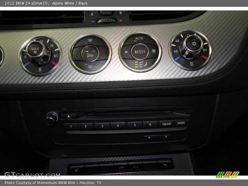 Controls of 2012 Z4 sDrive35i