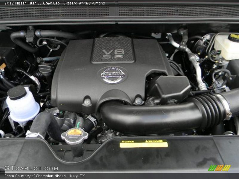 Blizzard White / Almond 2012 Nissan Titan SV Crew Cab