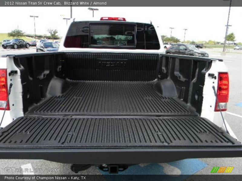 Blizzard White / Almond 2012 Nissan Titan SV Crew Cab