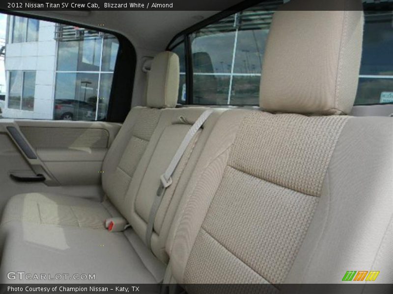 Blizzard White / Almond 2012 Nissan Titan SV Crew Cab
