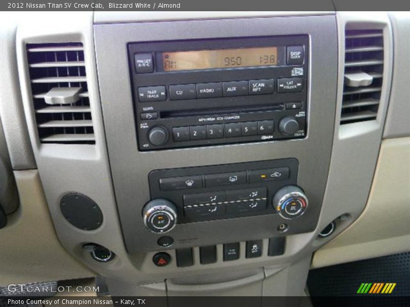 Blizzard White / Almond 2012 Nissan Titan SV Crew Cab