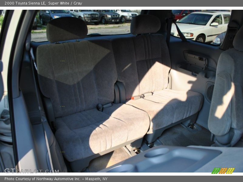 Super White / Gray 2000 Toyota Sienna LE