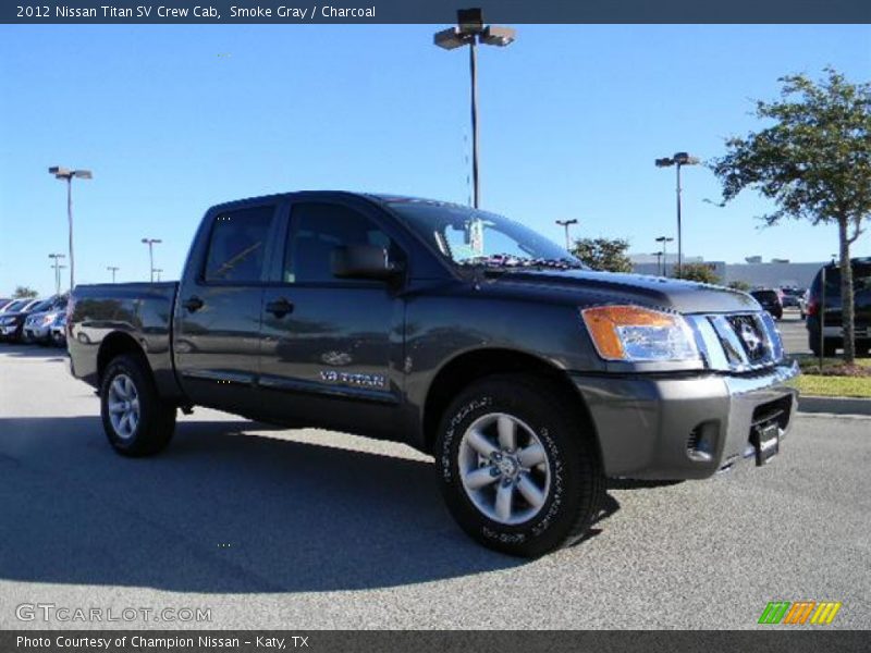 Smoke Gray / Charcoal 2012 Nissan Titan SV Crew Cab