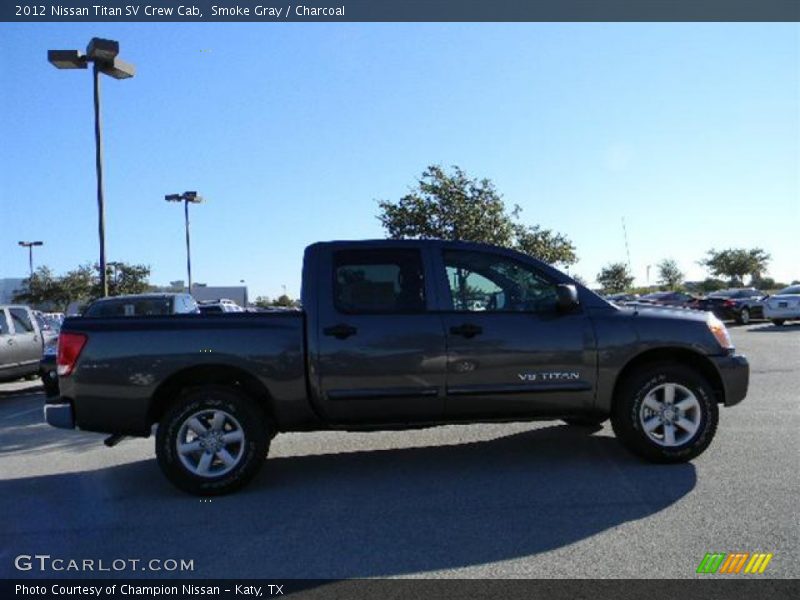 Smoke Gray / Charcoal 2012 Nissan Titan SV Crew Cab