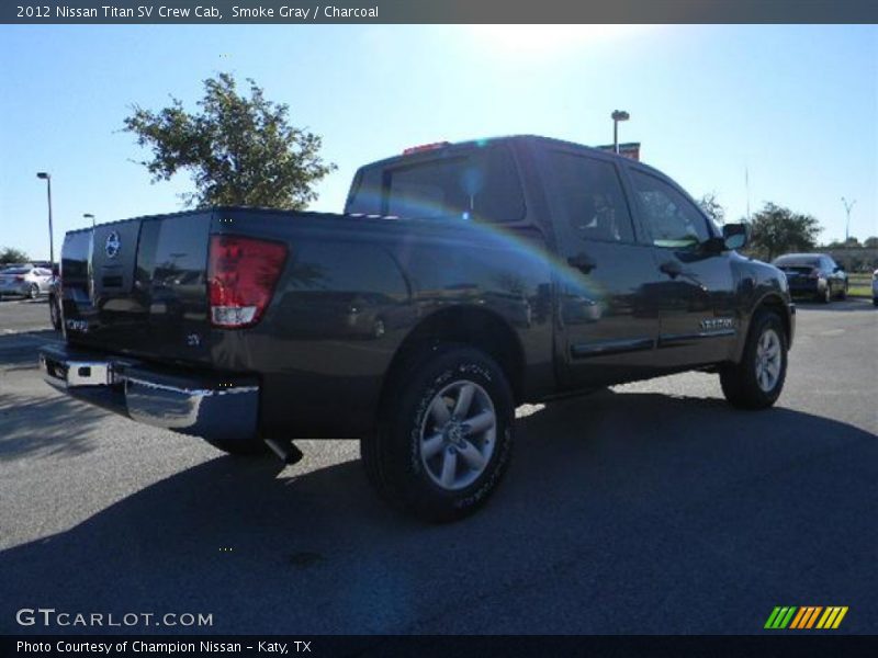 Smoke Gray / Charcoal 2012 Nissan Titan SV Crew Cab