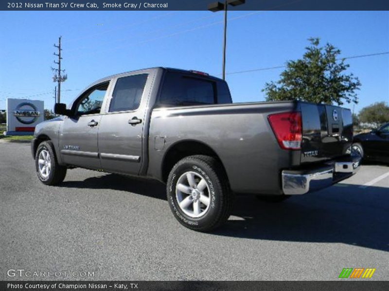 Smoke Gray / Charcoal 2012 Nissan Titan SV Crew Cab