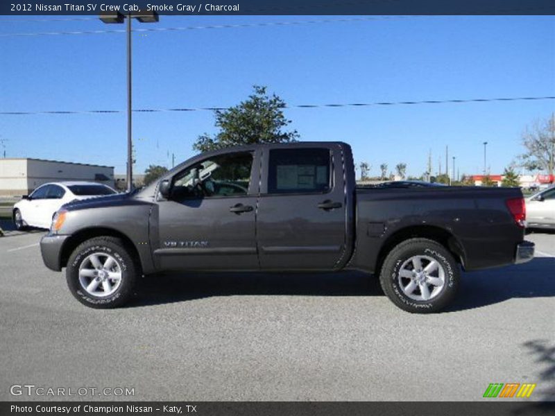 Smoke Gray / Charcoal 2012 Nissan Titan SV Crew Cab