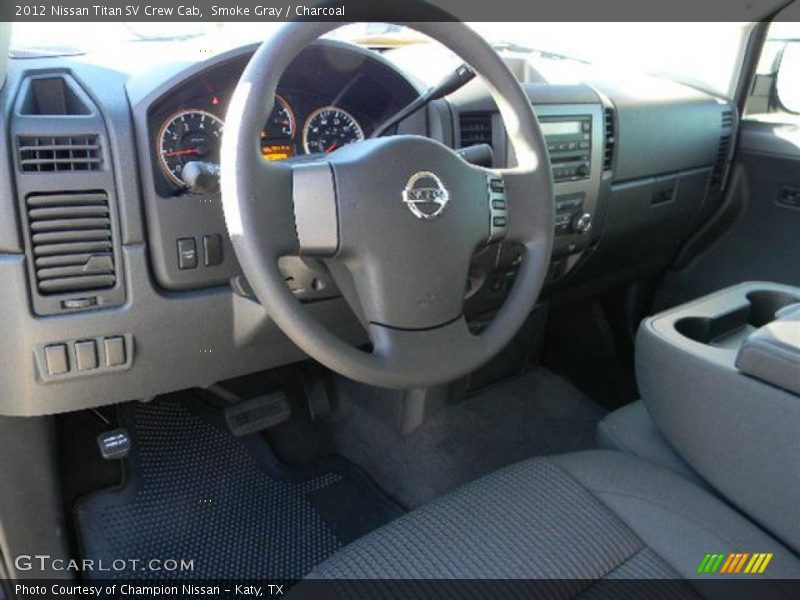 Smoke Gray / Charcoal 2012 Nissan Titan SV Crew Cab