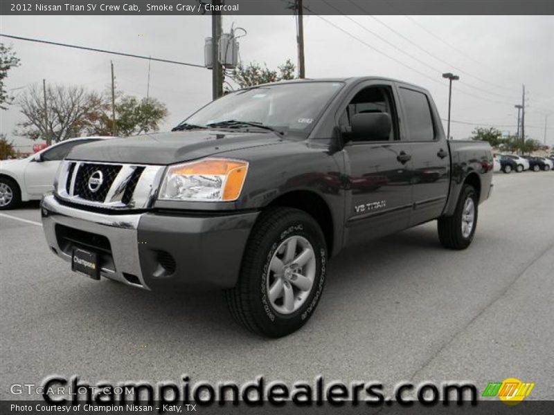 Smoke Gray / Charcoal 2012 Nissan Titan SV Crew Cab