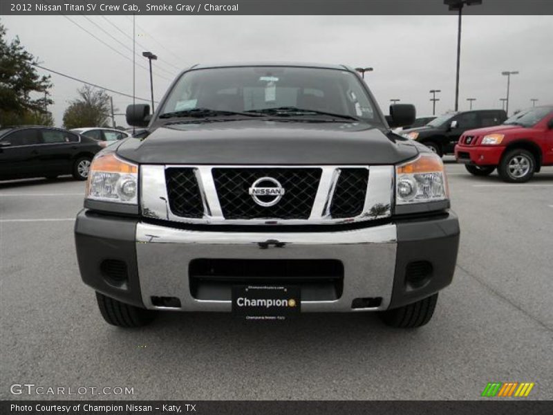 Smoke Gray / Charcoal 2012 Nissan Titan SV Crew Cab