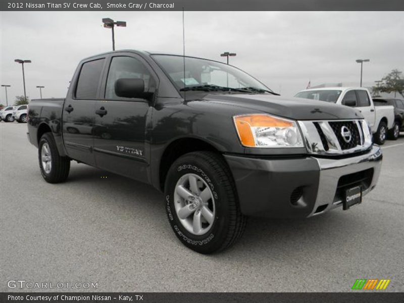 Smoke Gray / Charcoal 2012 Nissan Titan SV Crew Cab