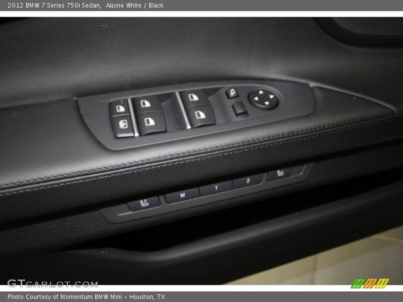 Alpine White / Black 2012 BMW 7 Series 750i Sedan