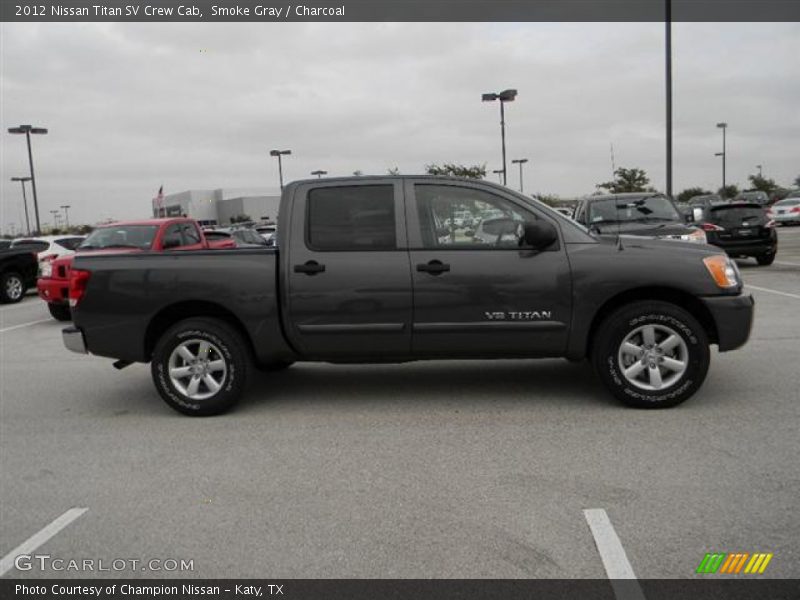 Smoke Gray / Charcoal 2012 Nissan Titan SV Crew Cab