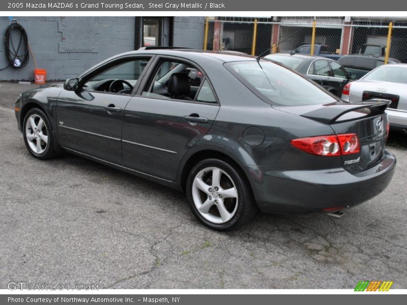 Steel Gray Metallic / Black 2005 Mazda MAZDA6 s Grand Touring Sedan