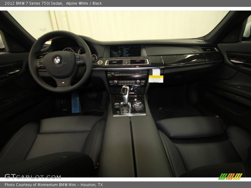 Alpine White / Black 2012 BMW 7 Series 750i Sedan