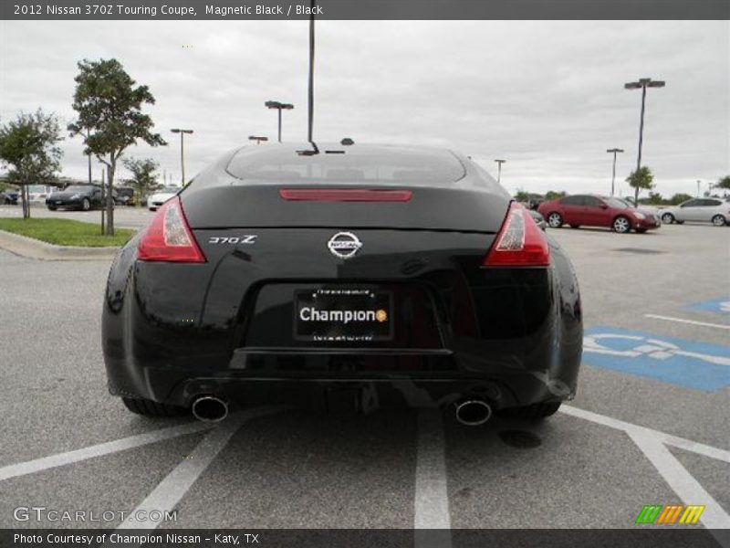 Magnetic Black / Black 2012 Nissan 370Z Touring Coupe